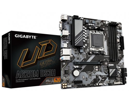 PLACA BASE GIGABYTE A620M DS3H AM5 MATX 4XDDR5